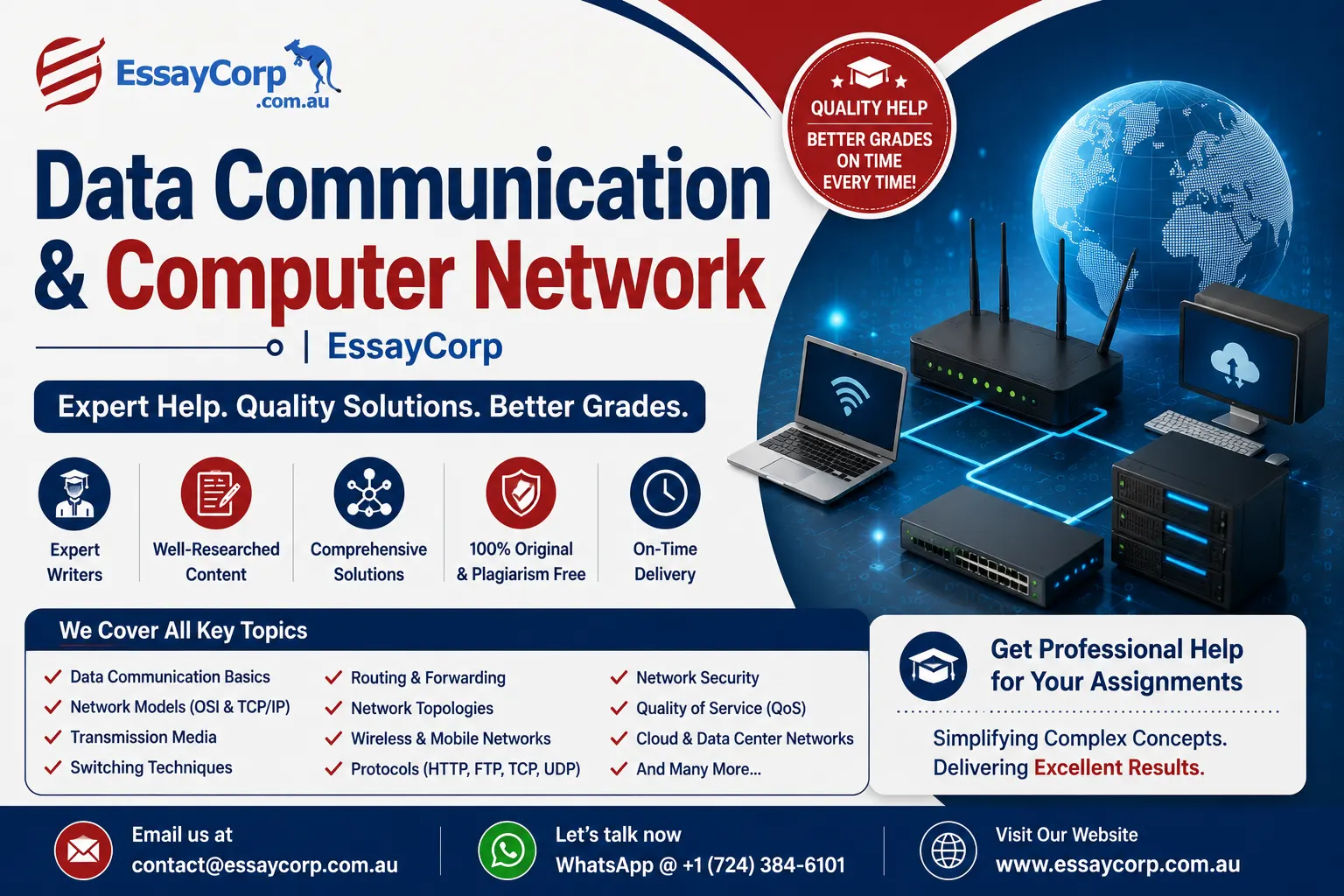 Data Communication & Computer Network | EssayCorp